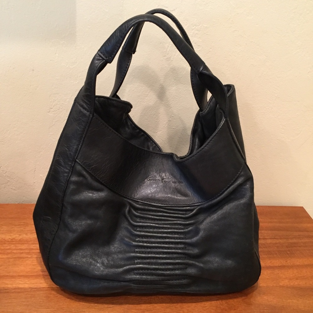 Kenneth Cole Leather Hobo Bag